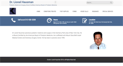 Desktop Screenshot of doctorlionelhausman.com